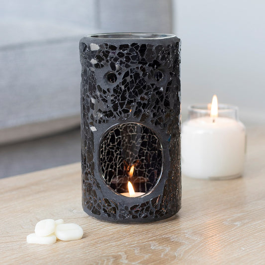 Black Crackle Oil Burner